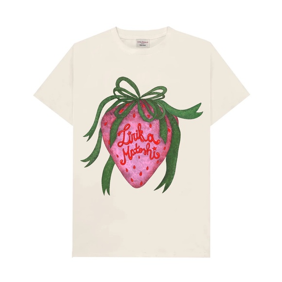 Lirika Matoshi Tops - LIRIKA MATOSHI Strawberry Logo T-Shirt